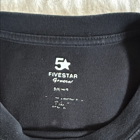 Black Graphic T-Shirt with Butterfly Design - Picture 3 of 3